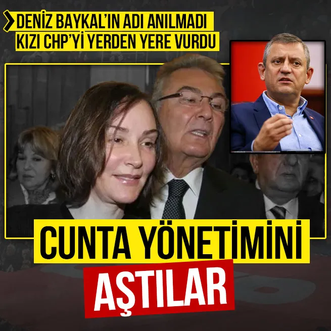 Deniz Baykalın kızı Aslı Baykal CHP yönetimini yerden yere vurdu! Cunta yönetimini bile aşmışlar... | Babasının adının anılmamasını da unutmadı