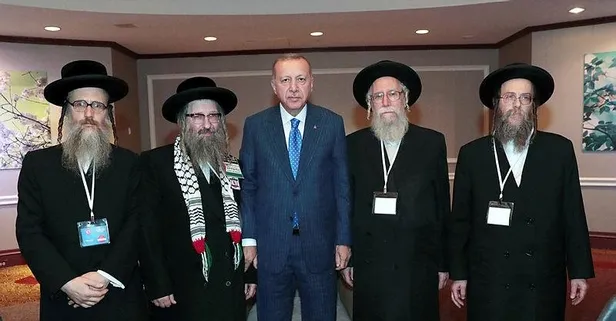 Başkan Erdoğan, Siyonizme Karşı Yahudiler Birliği heyetini kabul etti