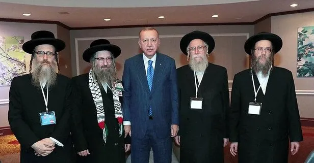 Başkan Erdoğan, Siyonizme Karşı Yahudiler Birliği heyetini kabul etti