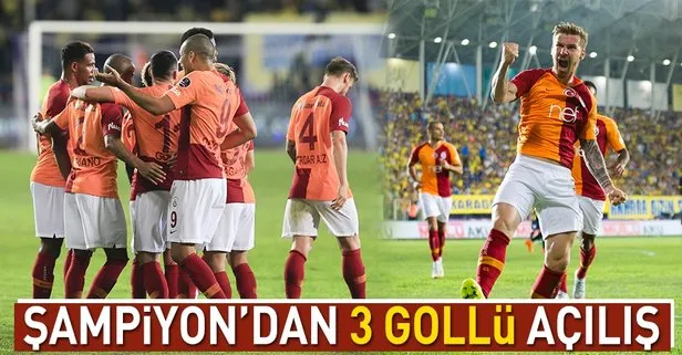 Sampiyon Dan 3 Gollu Acilis I Ankaragucu 1 Galatasaray 3 Mac Sonucu Takvim