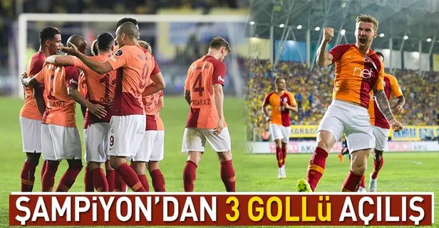 Şampiyon’dan 3 gollü açılış I Ankaragücü: 1 - Galatasaray: 3 MAÇ SONUCU