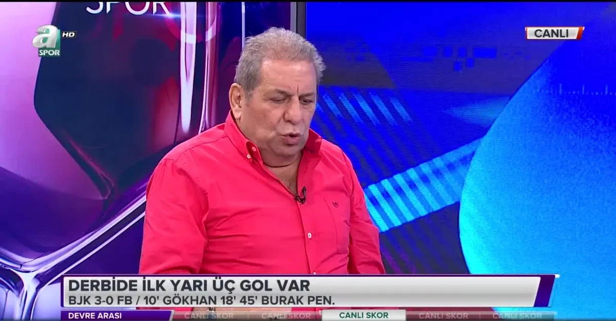 Erman Toroğlu, Beşiktaş -Fenerbahçe derbisinin ilk yarısını değerlendirdi: Zavallı bir Fenerbahçe izliyorum