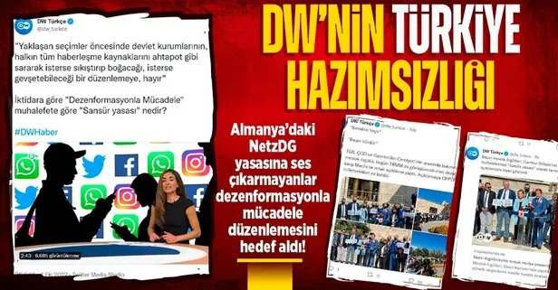 DW'nin Türkiye hazımsızlığı! Almanya'daki dezenformasyon yasasına ses çıkarmayanlar konu Türkiye olunca karşı geldi