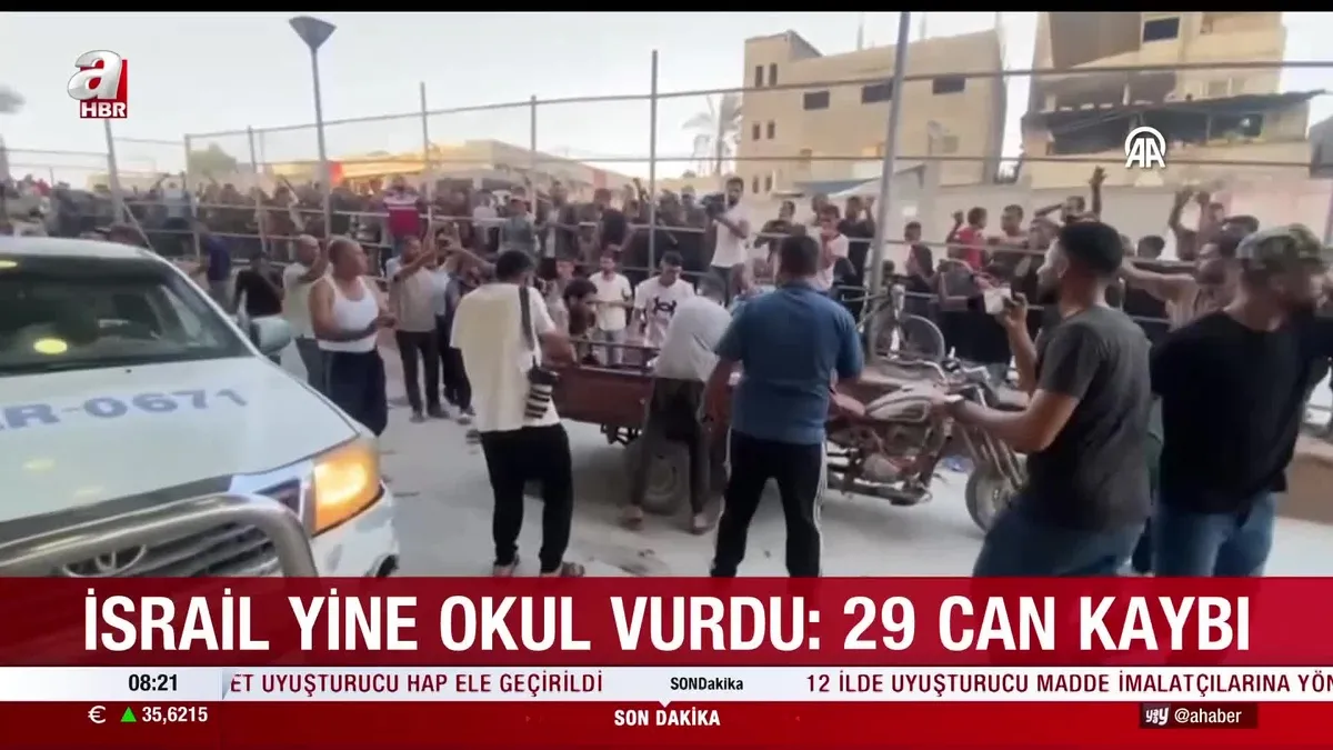 Katil İsrail yine okul vurdu: 29 can kaybı