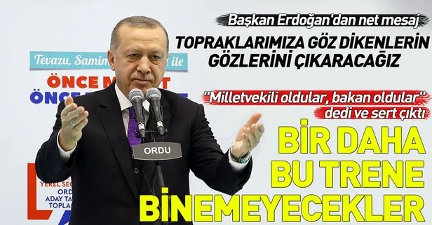 Başkan Erdoğan Ordu adaylarını açıkladı