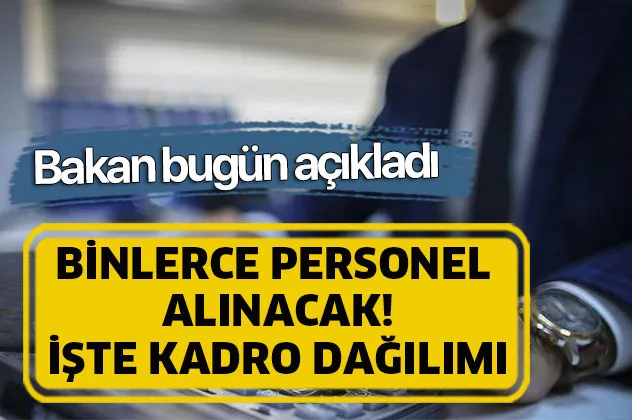 SaÄlık Bakanı Koca'dan müjde! 12 bin personel atanacak