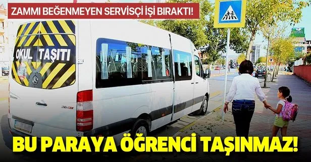 İstanbul’da zammı beğenmeyen servisçiler işi bıraktı!