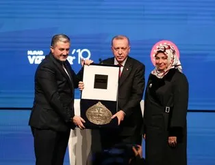 Erdoğan’a anlamlı hediye