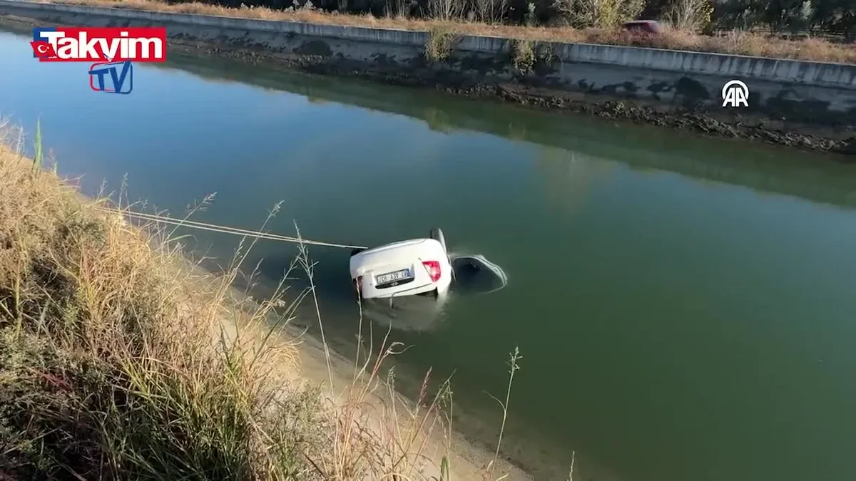 Osmaniye’de feci kaza! Sulama kanalına düşen otomobildeki 2 kişi hayatını kaybetti