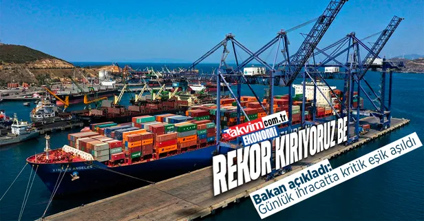 İhracatta yeni rekor! Günlük 2 milyar dolar eşiği aşıldı