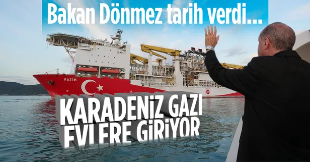 Bakan Dönmez tarih verdi! Konutlarda kullanılan doğalgazın tamamı Karadeniz'de keşfedilen gaz ile sağlanacak