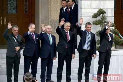 Galatasaray, Fenerbahçe, Beşiktaş ve Trabzonspor başkanları bir araya geldi!