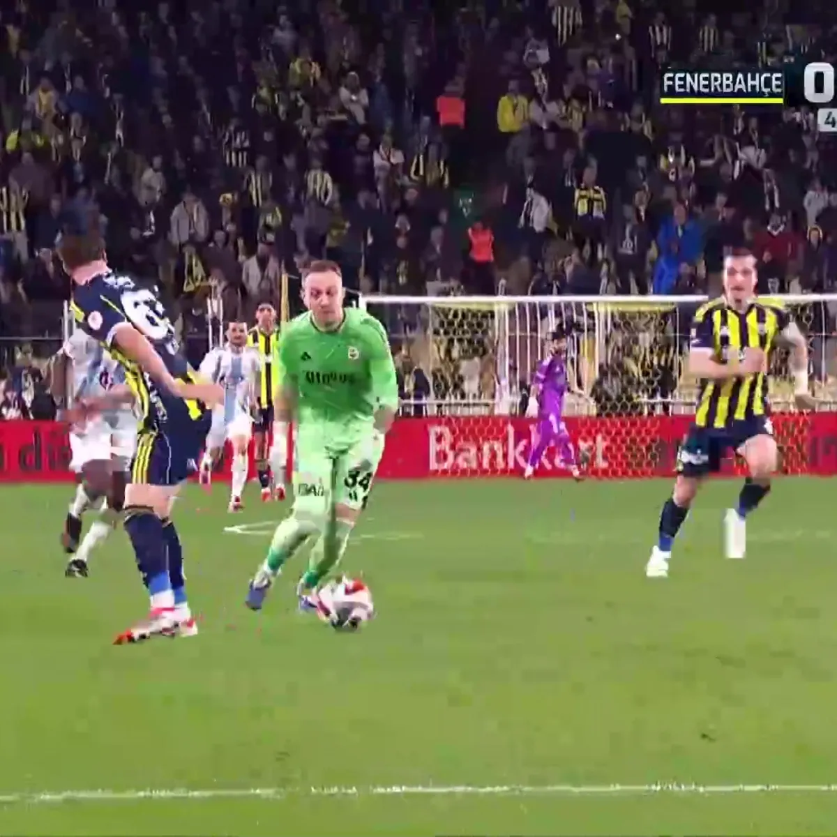 GOL | Fenerbahçe 0-1 Erzurumspor Mustafa Fettahoğlu