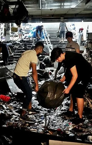 Eminönü'nde yağmurdan etkilenen esnaf: Zararımız 5 milyon TL