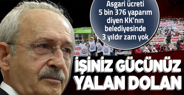 CHP'li Bakırköy Belediyesi işçilerinin grevi 54 gündür sürüyor! Bol keseden atan Kılıçdaroğlu'nu zam yapmaya davet ediyoruz