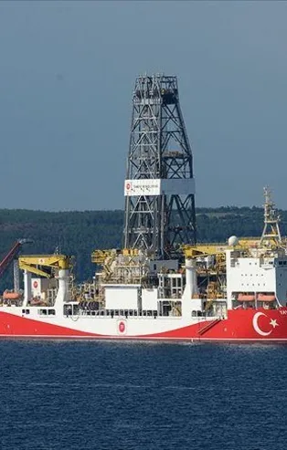 "Yavuz" gemisi Mersin açıklarına ulaştı