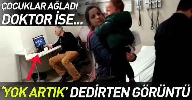 Adana’da skandal! Hastalara bakmayan doktor, iskambil oynadı