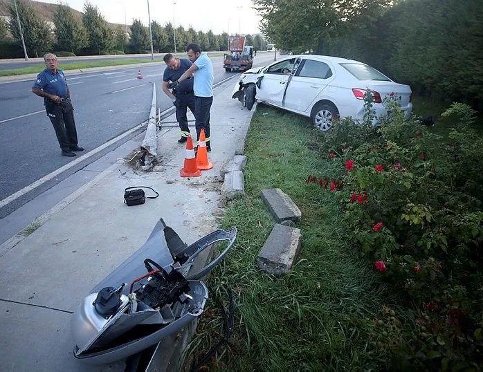 İstanbul’da feci kaza