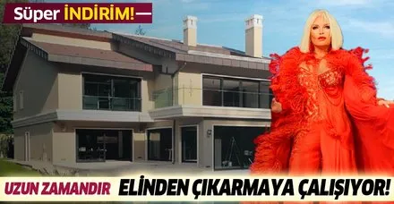 Ajda Pekkan, elinden çıkarmaya çalıştığı villasında indirim üstüne indirim yaptı
