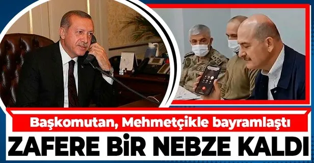 Başkan Erdoğan Mehmetçikle bayramlaştı