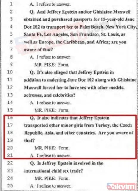 Açığa Çıkan Dosyalar, Epstein'in Fuhuş Ağına, Ghislaine Maxwell, Uluslararası Adalet Divanında (Uad) İsrail'i Savunması Planlanan Avukat Alan Dershowitz,...