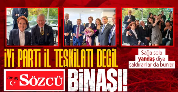 Meral Akşener'den Sözcü'ye ziyaret! Pozlar dikkat çekti