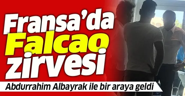 Son dakika: Fransa’da transfer zirvesi! Abdurrahim Albayrak ile Falcao bir araya geldi