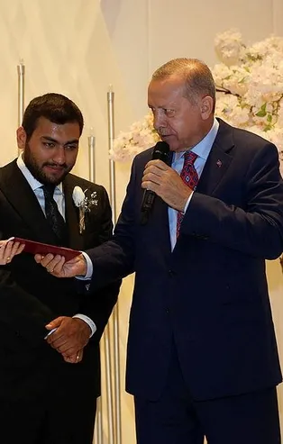 Başkan Erdoğan nikah şahitliği yaptı