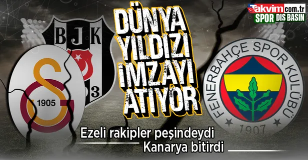 Fenerbahçe'den Galatasaray ve Beşiktaş'a dev transfer çalımı!