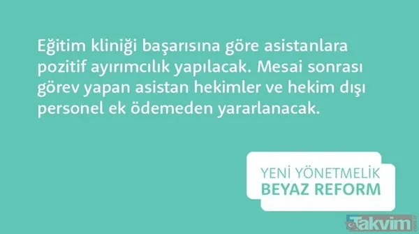 Sağlık Bakanı Fahrettin Koca yeni düzenlemeyi duyurdu: Performans Sistemi'nin fişi çekildi! Beyaz Reform devrede - 9