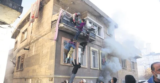 Nevşehir’de bir binada yangın çıktı: 17 kişi insanlık zinciriyle kurtarıldı