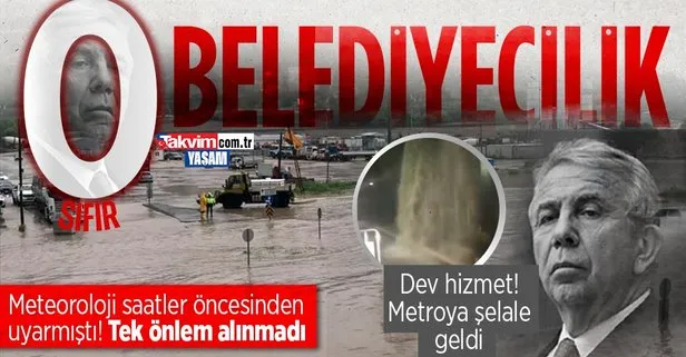 Ankara’yı sel götürdü | Meteoroloji saatler önce uyarmıştı! Vatandaşlardan Yavaş’a büyük öfke