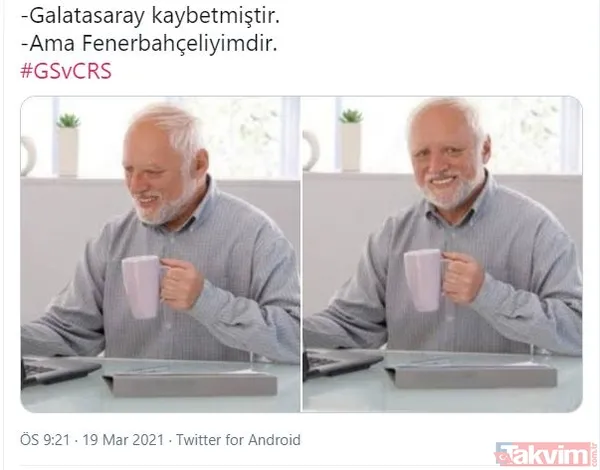Galatasaray evinde Rizespor'a mağlup oldu sosyal medyada capsler patladı! "Yine yangınlar yine ben..." - 14