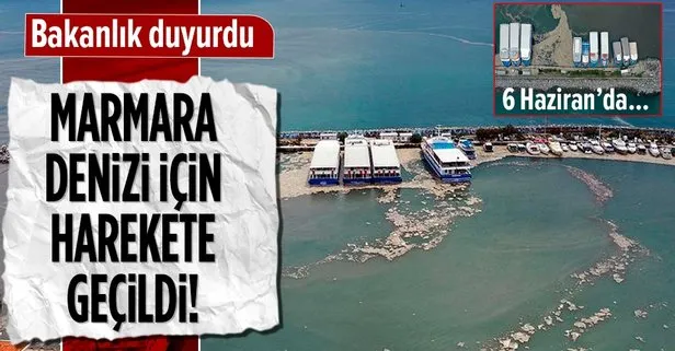 Marmara Denizi’nde görülen deniz salyası için Çevre ve Şehircilik Bakanlığı harekete geçti
