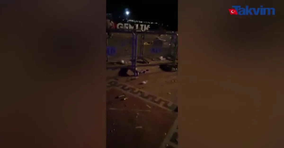 CHP'li Gemlik Belediyesi'nin Ramazan ayında verdiği konserden skandal görüntüler! Bira, şarap şişeleri…