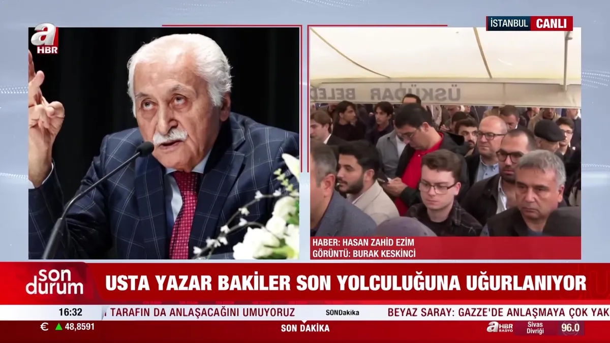 Usta yazar Yavuz Bülent Bakiler’e veda