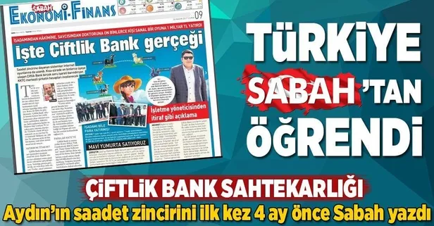 Türkiye SABAH’tan öğrendi