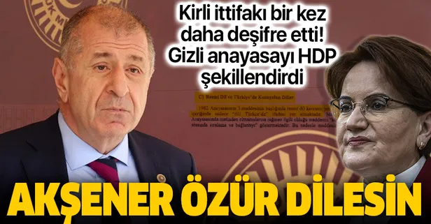 İYİ Parti'den ihraç edilen Ümit Özdağ: Meral Akşener Türk halkından özür dilesin