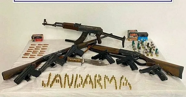 Muğla'da çok sayıda silah ve mühimmat ele geçirildi!