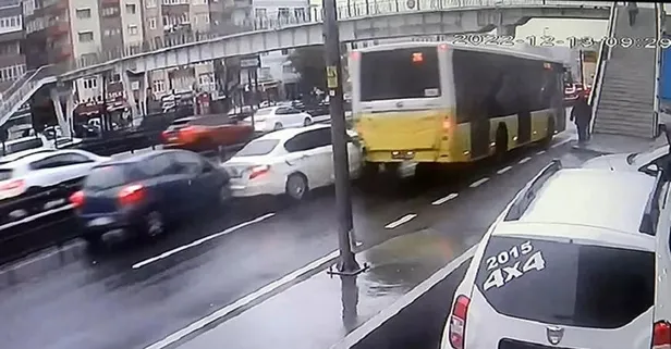 Avcılar'da zincirleme kaza, 3 yaralı