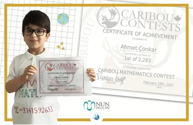 NUN Okulları öğrencisi Ahmet Zahit Çonkar'dan matematikte dünya birinciliği!-1