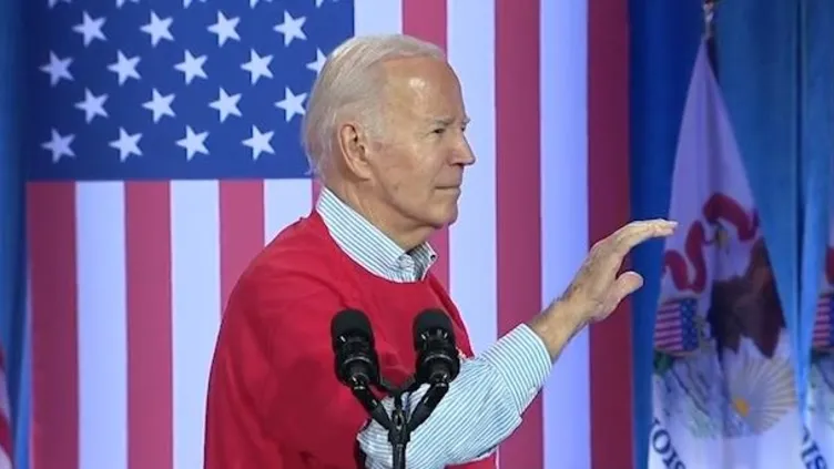 ABD Başkanı Joe Biden'a soğuk duş! Konuşması 'Gazze’de ateşkes' çağrısı ile kesildi