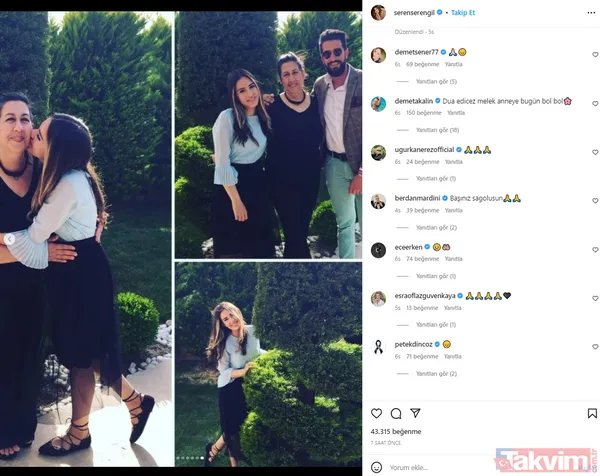 Seren Serengil paylaşımıyla yürekleri cız ettirdi "Sen bu dünya için fazla iyiydin" Ece Erken, Berdan Mardini, Petek Dinçöz... - 15