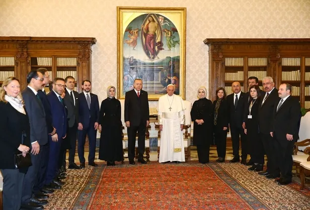 Cumhurbaşkanı Erdoğan Vatikan'da-6