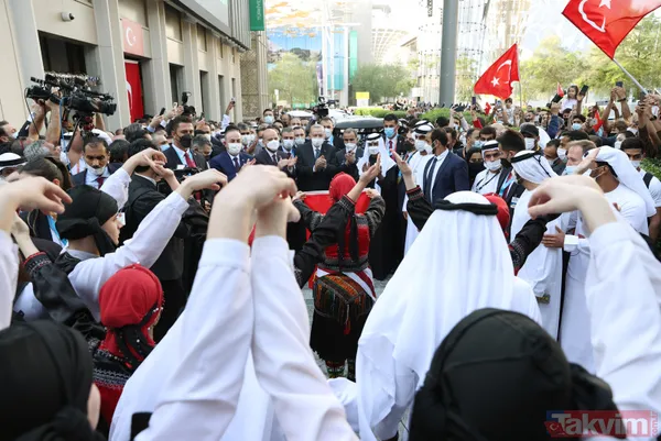 Başkan Recep Tayyip Erdoğan Dubai'de: Türk bayrakları ve mehteran takımlı coşkulu karşılama - 13