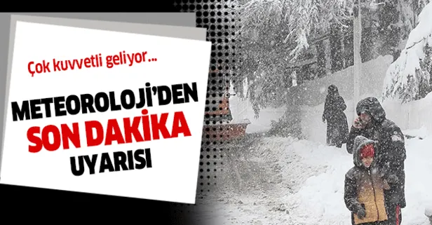 Meteoroloji'den o iller için son dakika kar ve hava durumu uyarısı! Balkanlar'dan soğuk hava dalgası geliyor!-1