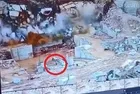 Balıkesir'deki mermer ocağında facia: 2 işçinin üzerine kaya düştü! Göçük anı kameralarda