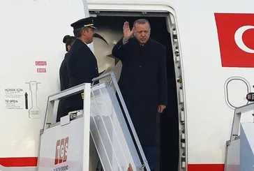 Başkan Erdoğan, Suudi Arabistan'a gitti