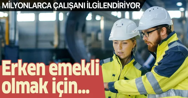 Vergi indirimi erken emekli eder