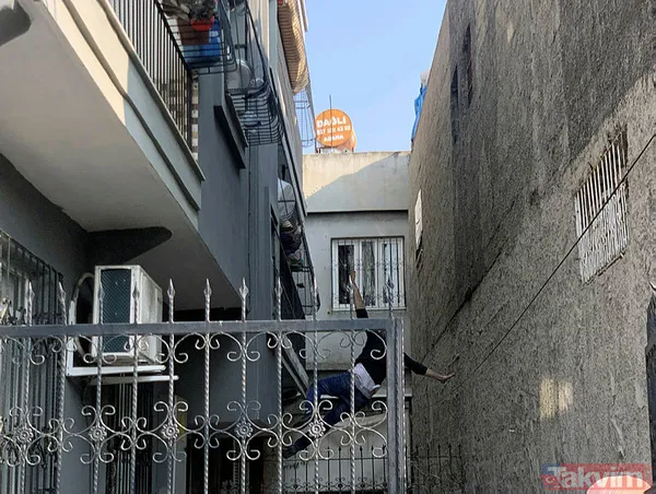 Adana'da eşinin çocukları alarak evi terketmesine öfkelenen koca damdan atladı - 12